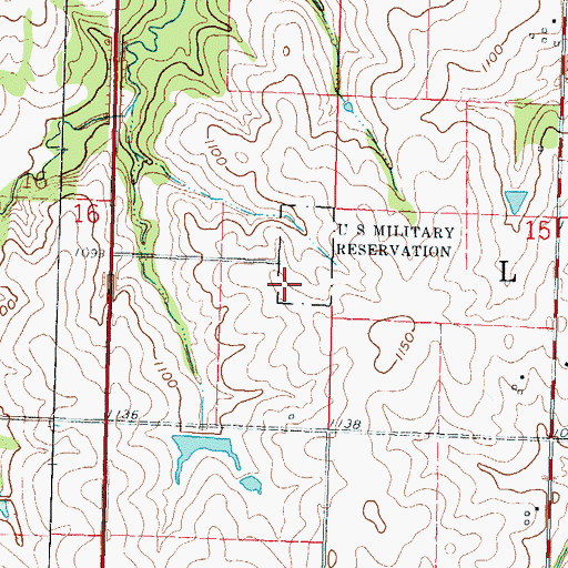 Topographic Map of North Jackson Unified School District Office, KS