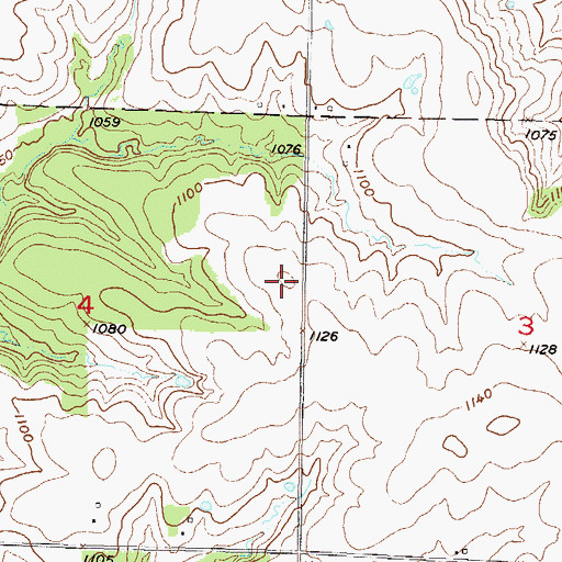 Topographic Map of Louisburg Unified School District Office, KS