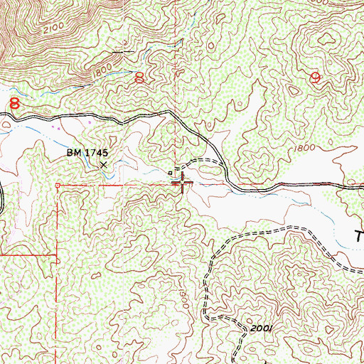 Topographic Map of Tucalota Valley, CA