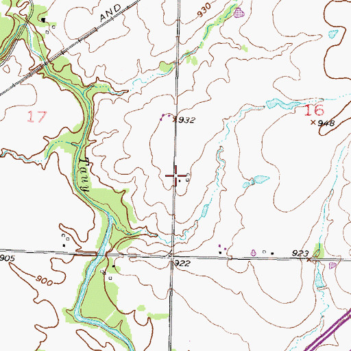 Topographic Map of Bethel Christian Academy, KS
