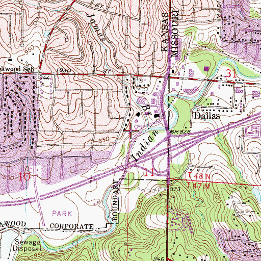Topographic Map of The Phoenix Montessori School, KS
