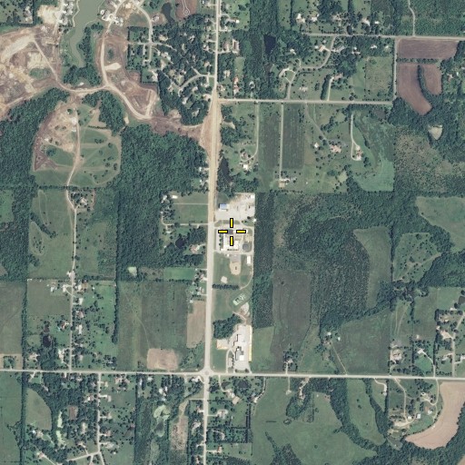 Aerial/Satellite Image of Jay Shideler Elementary School, KS