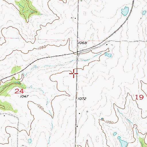Topographic Map of Trinity Lutheran School, KS