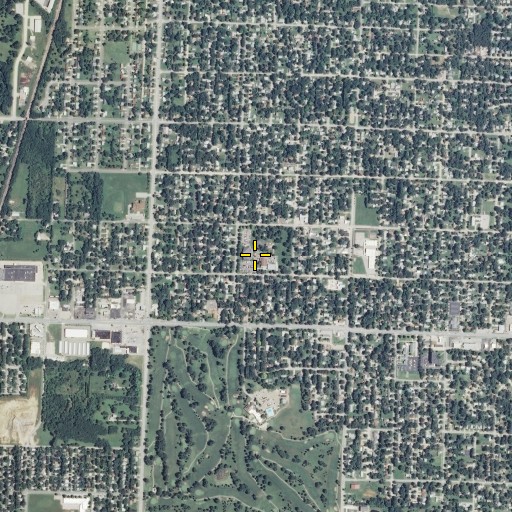 Aerial/Satellite Image of Saint Matthew Catholic School, KS