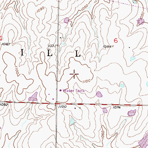 Topographic Map of Spring Hill High School, KS