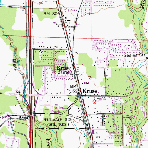 Topographic Map of Legacy School, WA