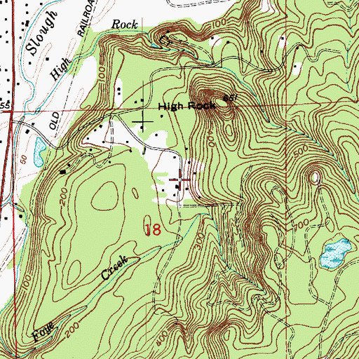 Topographic Map of Monroe Montessori School, WA