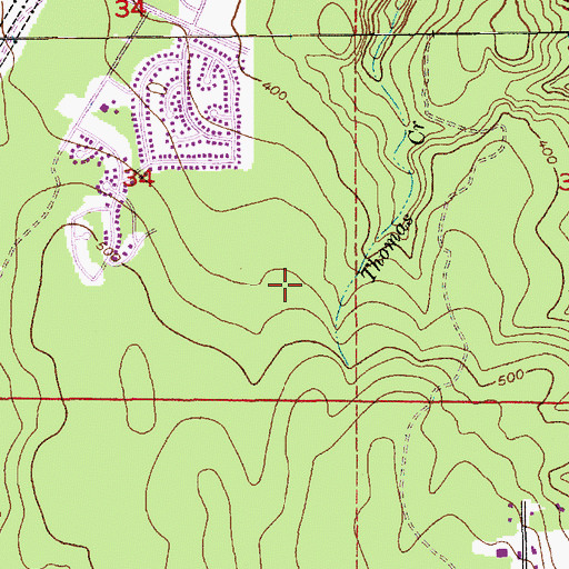 Topographic Map of Totem Falls Elementary School, WA