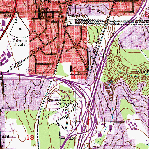 Topographic Map of Montessori Schools of Snohomish County, WA