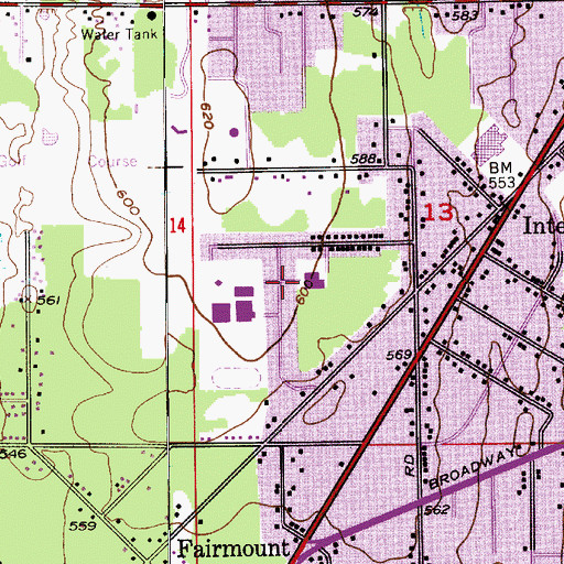Topographic Map of Mukilteo School District 6 Office, WA
