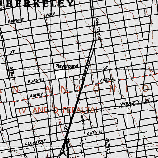 Topographic Map of New Age Academy, CA