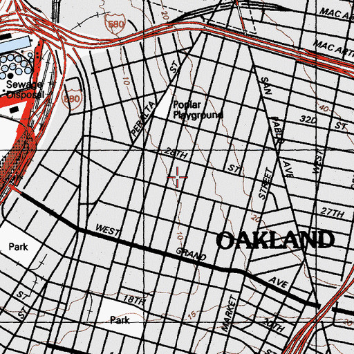 Topographic Map of Space Exploration Academy, CA