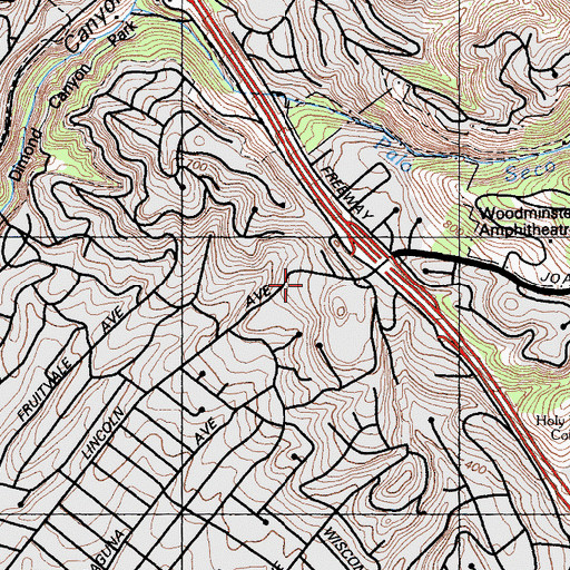 Topographic Map of Growing Light Montessori School, CA