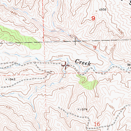 Topographic Map of Twentyfive Canyon, CA