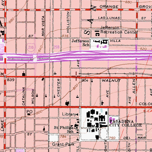 Topographic Map of Hale Solar Laboratory, CA