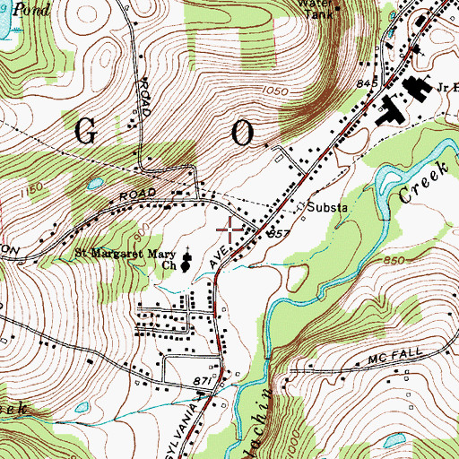Topographic Map of Muth Park, NY