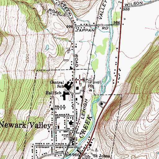 Topographic Map of Northern Tioga Family Health Center, NY