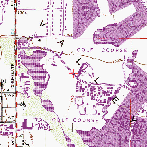 Topographic Map of Santo Tomas, AZ