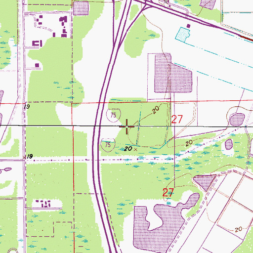 Topographic Map of Rasmussen College - Fort Myers Campus, FL