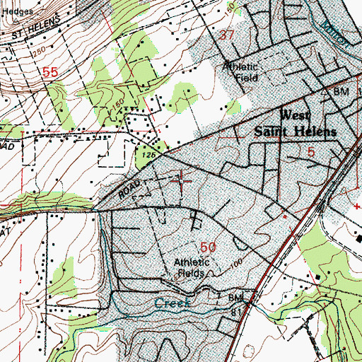 Topographic Map of Church of Jesus Christ of Latter Day Saints, OR