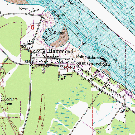 Topographic Map of Philadelphia Church, OR