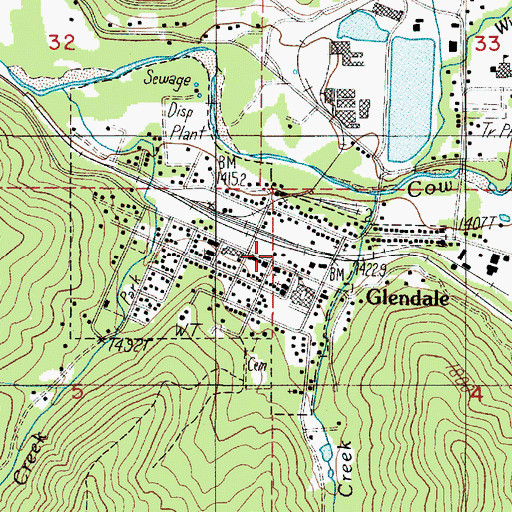 Topographic Map of Olivet Presbyterian Church, OR