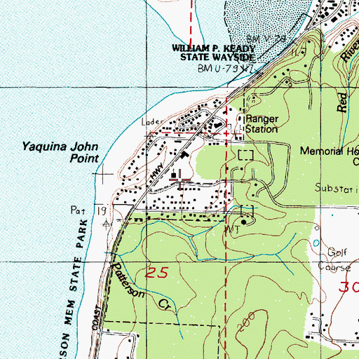 Topographic Map of Church of Jesus Christ of Latter Day Saints, OR