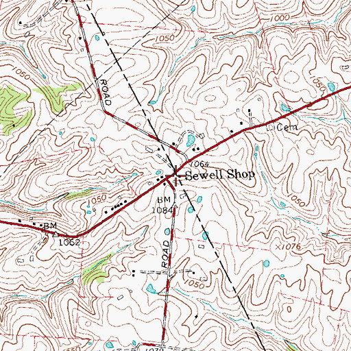 Topographic Map of Fort Barker (historical), KY