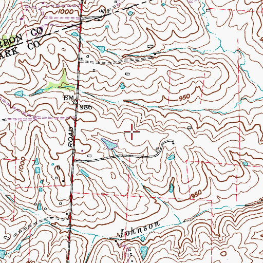 Topographic Map of Duvalls Bluff (historical), KY