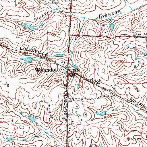 Topographic Map of Jasper Post Office (historical), KY