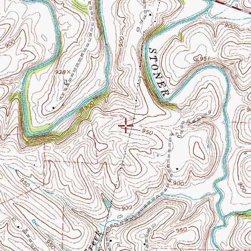 Topographic Map of Stoner Farm (historical), KY