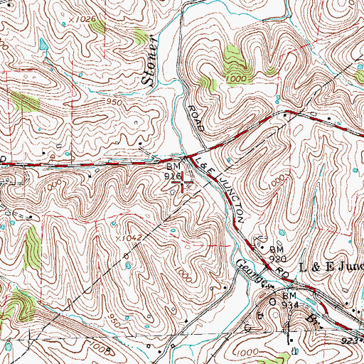 Topographic Map of Centerville (historical), KY