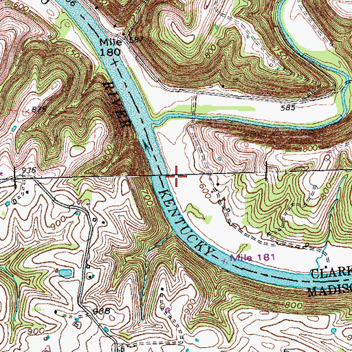 Topographic Map of Charleston (historical), KY