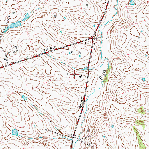 Topographic Map of Bellefonte Stock Farm (historical), KY