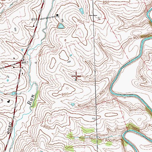 Topographic Map of Indian Mound, KY