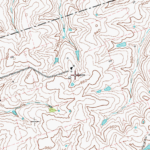 Topographic Map of Gist Family Cemetery, KY