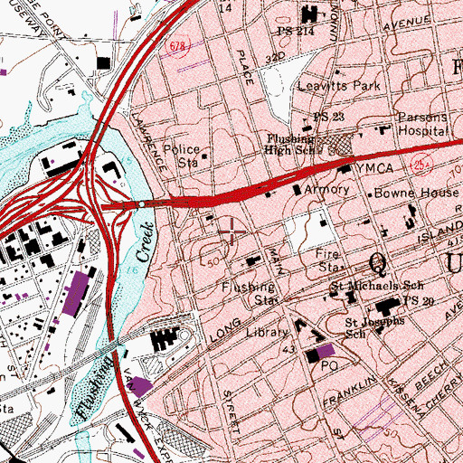 Topographic Map of Bethany Christian Church, NY