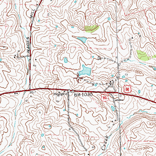 Topographic Map of Vinewood Stock Farm (historical), KY