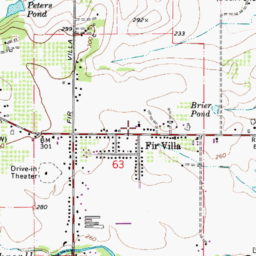 Topographic Map of Faith Evangelical Free Church, OR