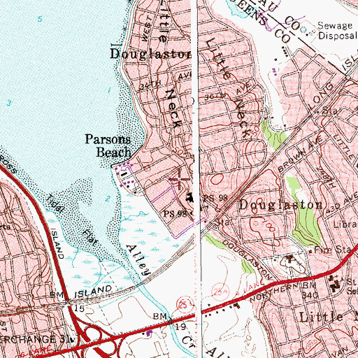 Topographic Map of Saint Sarkis Armenian Apostolic Church, NY
