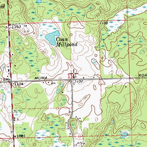 Topographic Map of Nolan Station (historical), MI