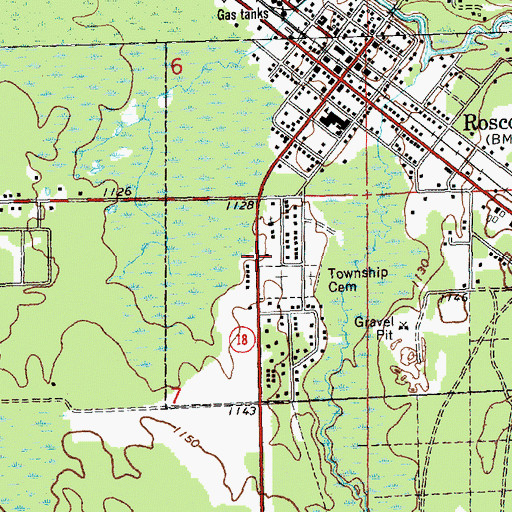 Topographic Map of Mid Michigan Medical Offices, MI