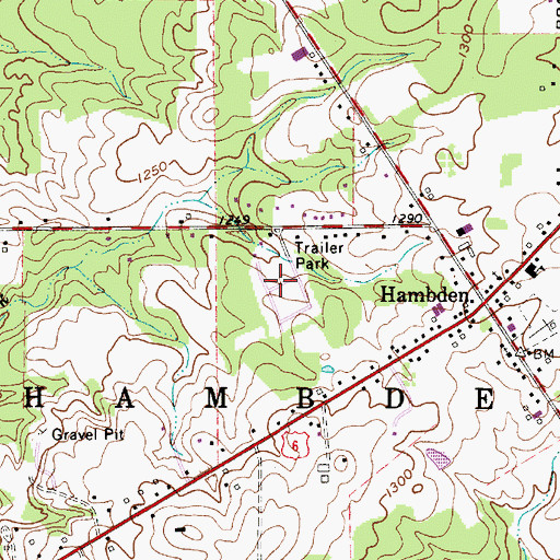 Topographic Map of Terrace Glenn Estates, OH