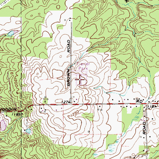 Topographic Map of Grennan Mobile Village, OH