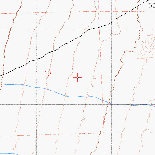 Topographic Map of Valjean Valley, CA