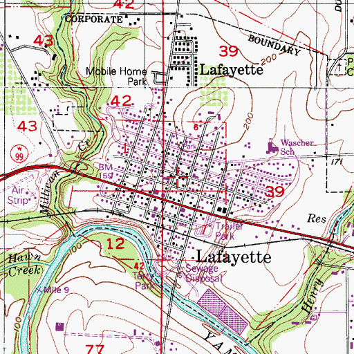 Topographic Map of Bible Baptist Church, OR