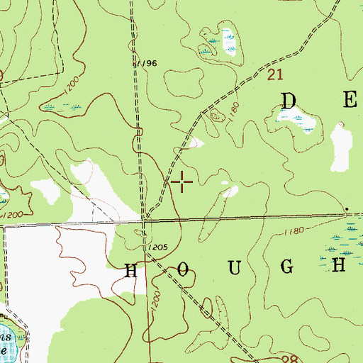 Topographic Map of Sandyoak RV Park, MI