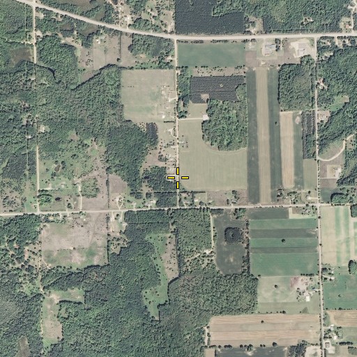 Aerial/Satellite Image of Axin Post Office (historical), MI