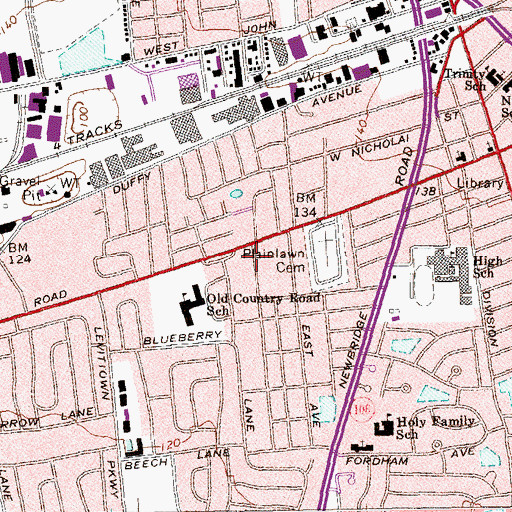 Topographic Map of Carousel Day School, NY