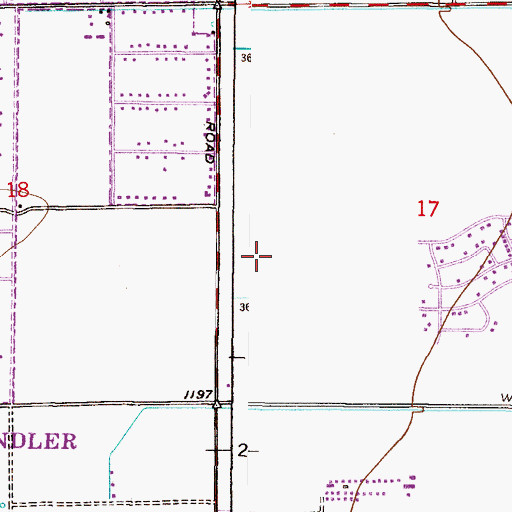 Topographic Map of Silvergate II, AZ